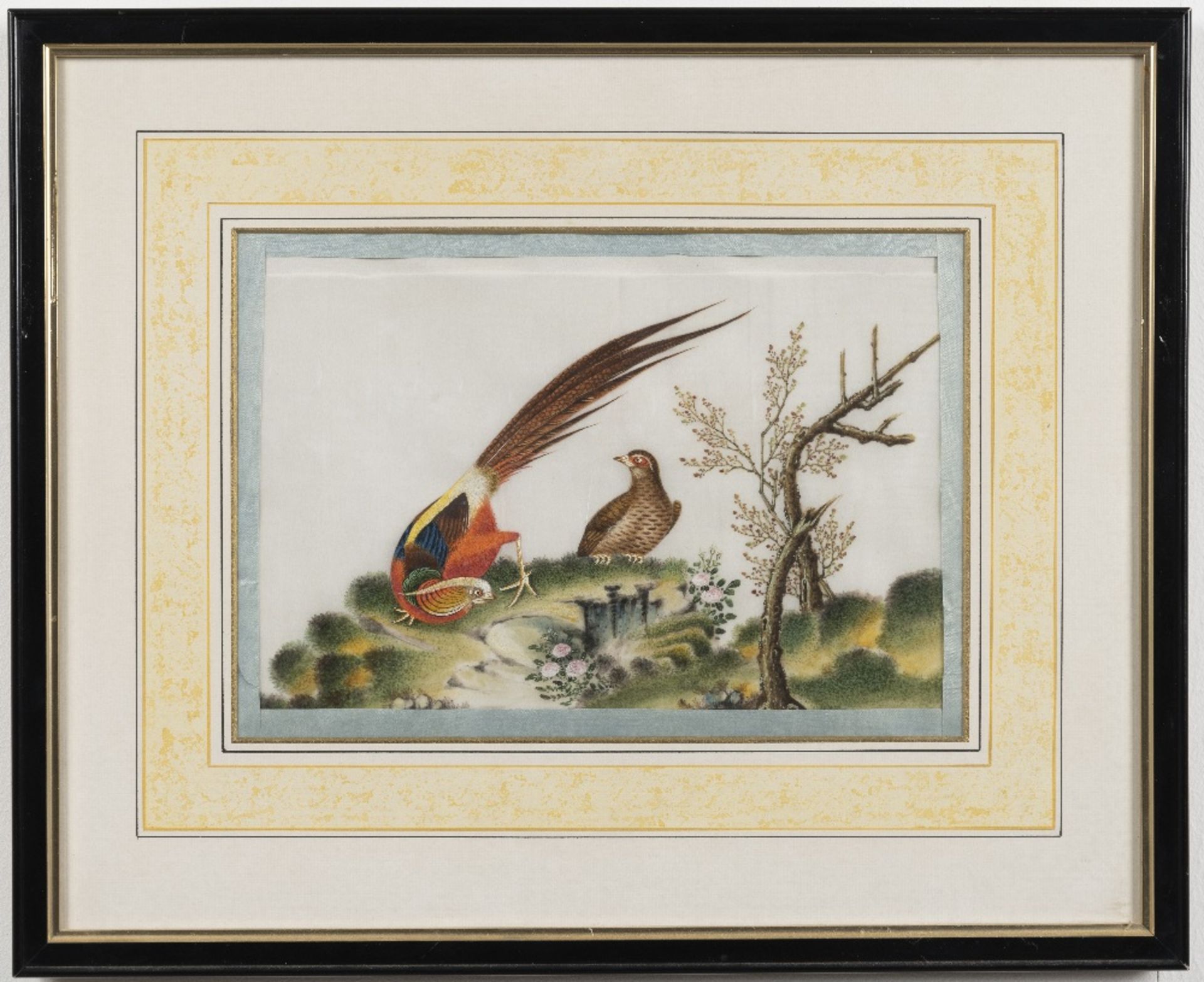 Chinese School, 19th Century Studies of exotic East Asian birds against blossoming branches A set... - Bild 10 aus 16