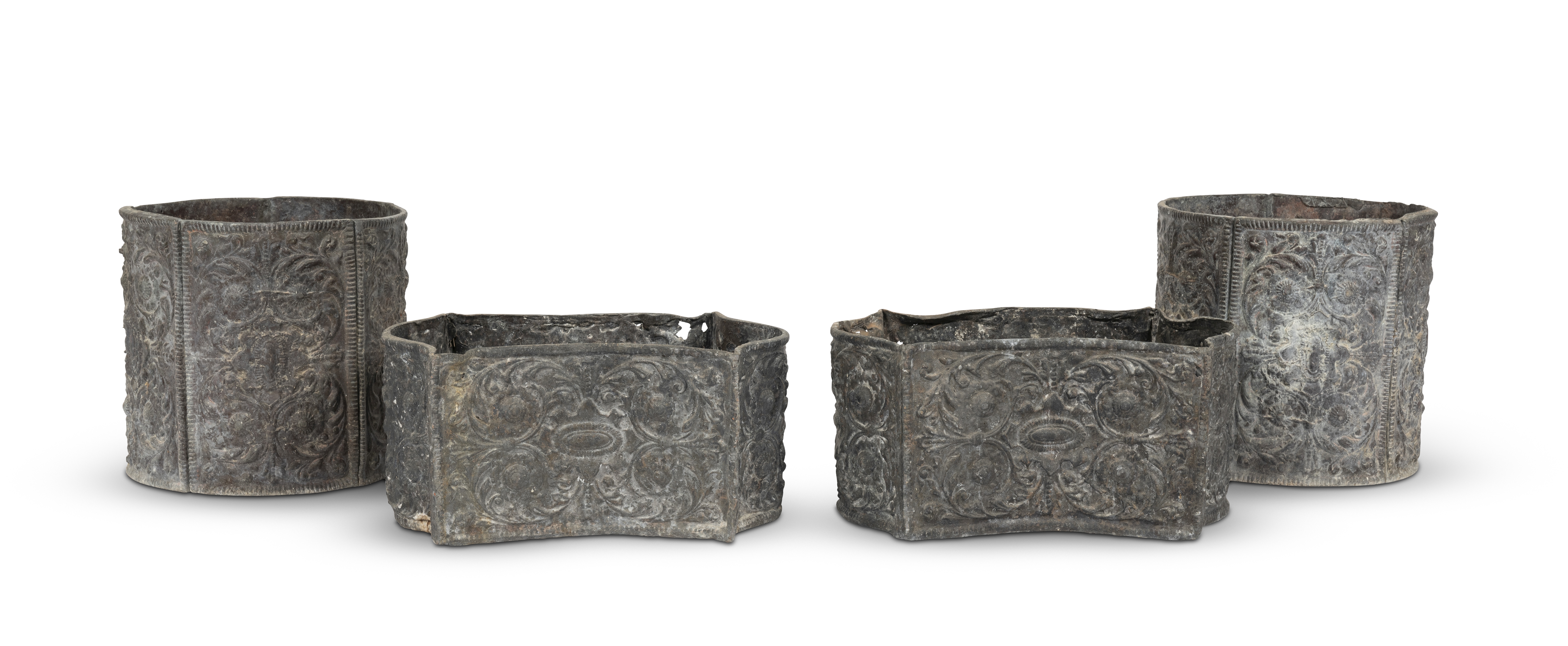 A pair of lead plantersIn the 17th century style (4)