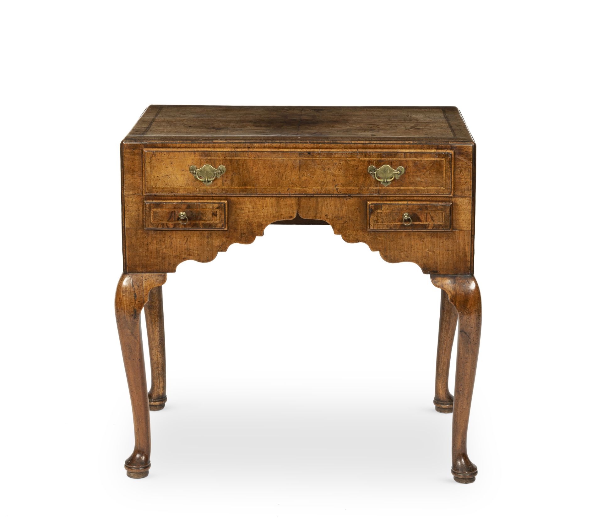 A George I walnut lowboy