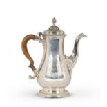 A George III silver coffee pot Mark of Daniel Smith and Robert Sharp, London, 1766