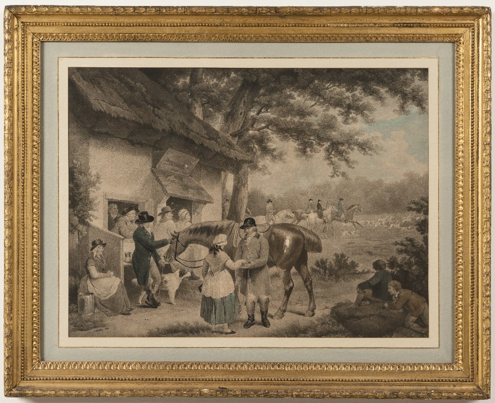 After George Morland Fox Hunting Set of four (4) - Image 3 of 4