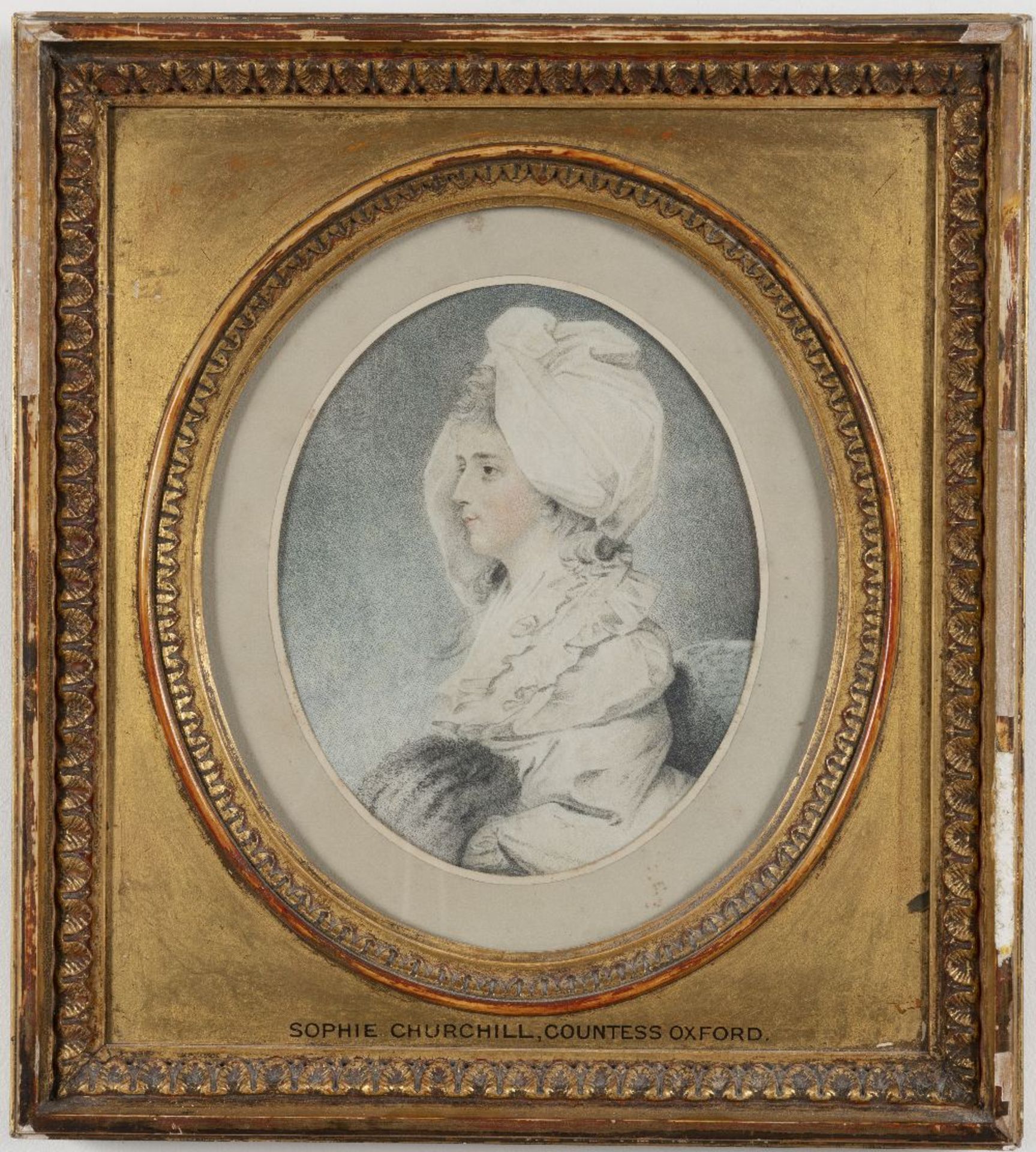 John Downman A.R.A (British, 1750-1824) Portraits of ladies (together with two 20th century Europ... - Image 4 of 6