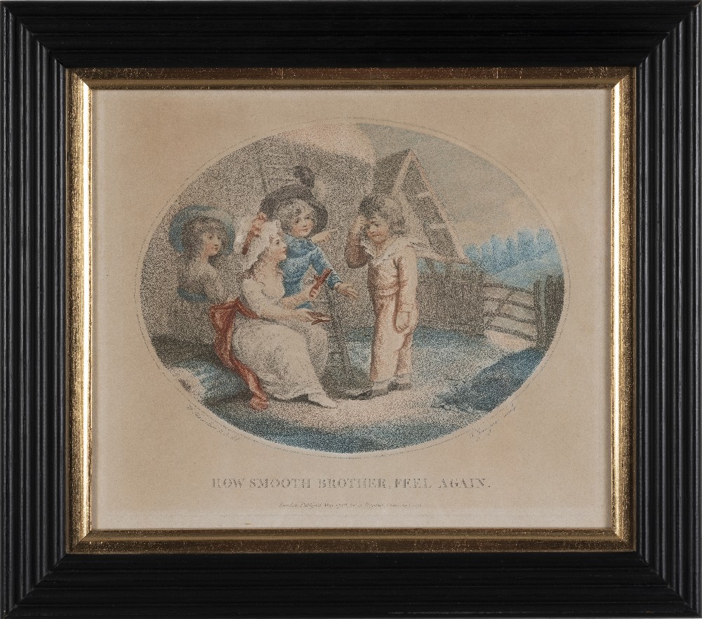 A collection of decorative 19th century prints To include: After George Morland, Nurse and childr... - Image 22 of 23