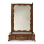 A mahogany toilet mirrorGeorge II and later
