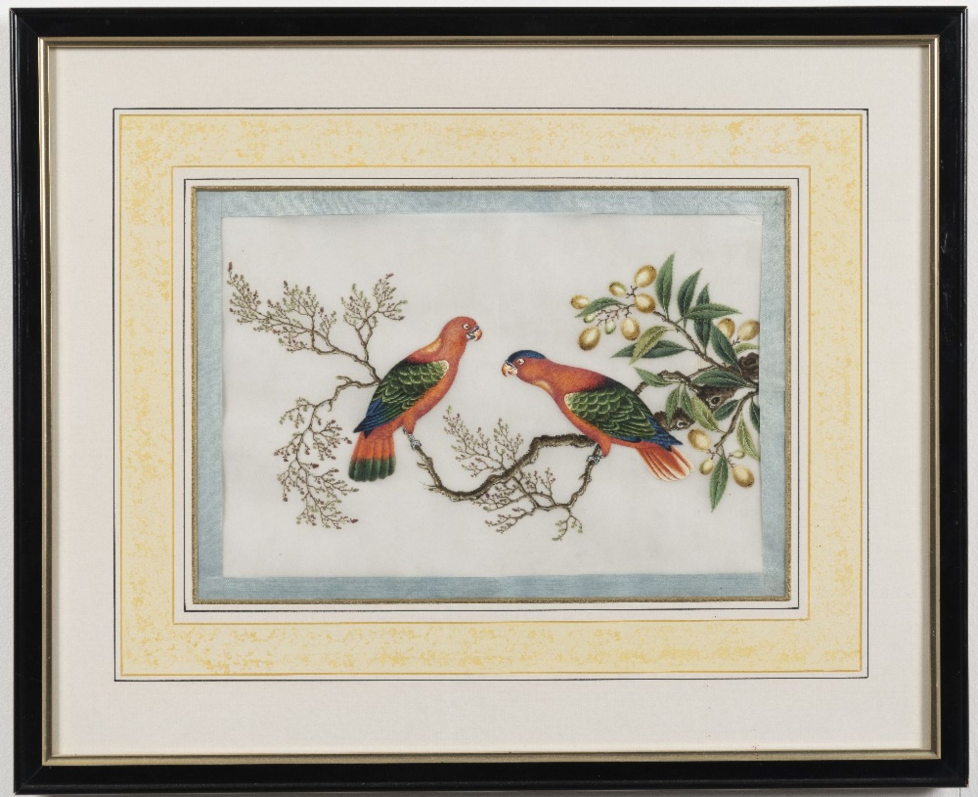 Chinese School, 19th Century Studies of exotic East Asian birds against blossoming branches A set... - Bild 15 aus 16