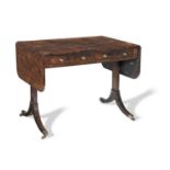 A Regency rosewood sofa table