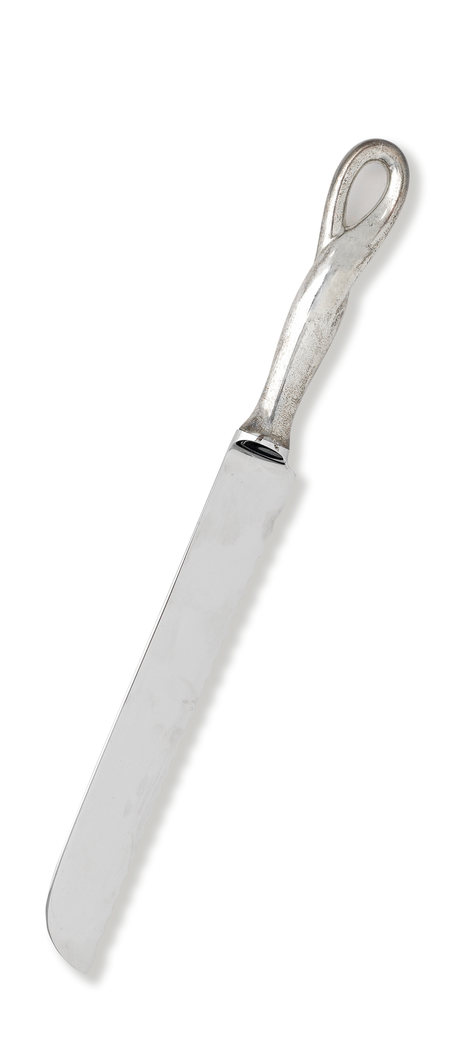 A Tiffany silver bread knife Mark of Tiffany & Co., Sterling, Italy, 1984, designed by Elsa Peretti