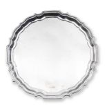 A George V silver salver Mark of Fenton Brothers Ltd, Sheffield, 1921