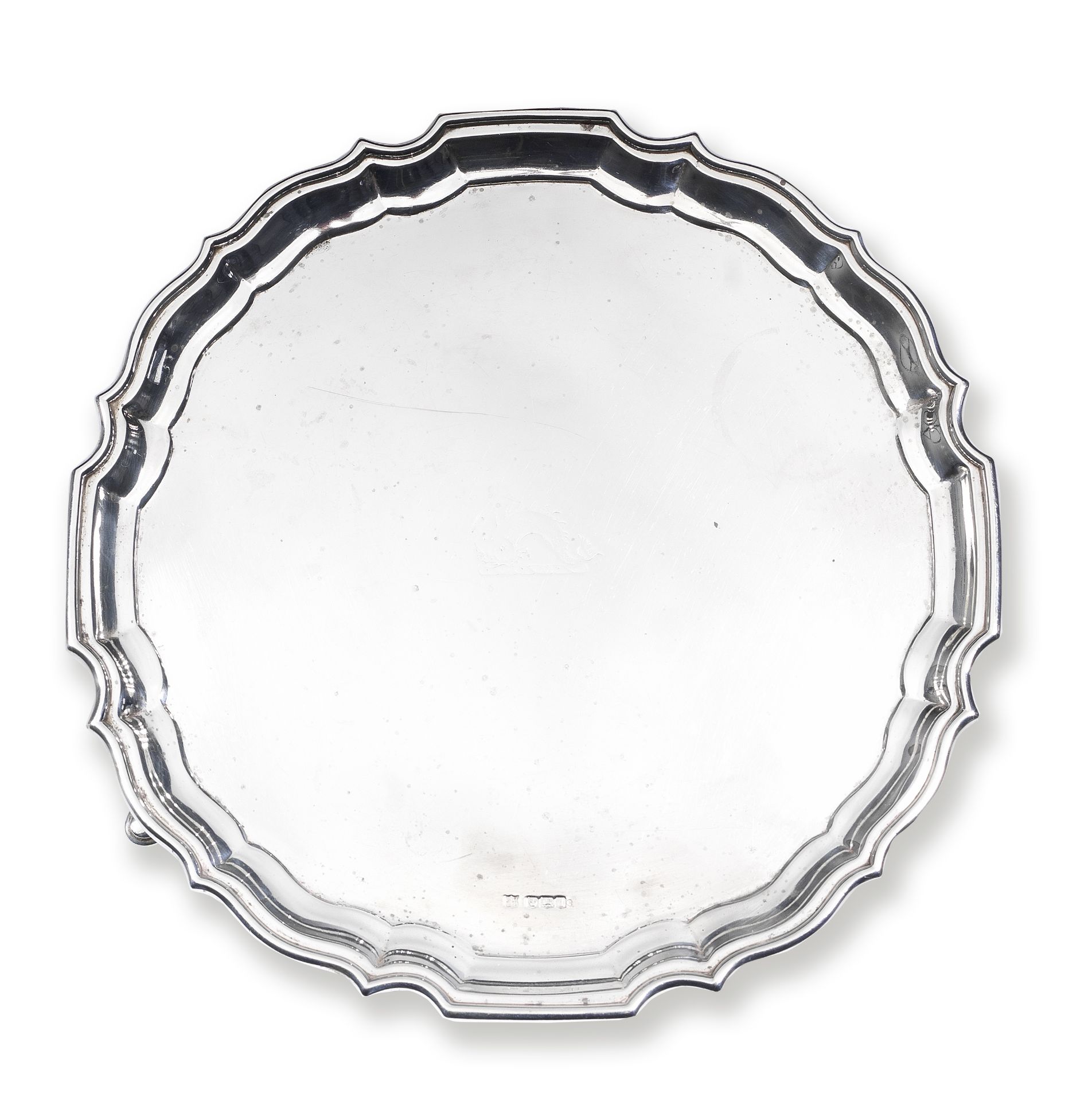 A George V silver salver Mark of Fenton Brothers Ltd, Sheffield, 1921