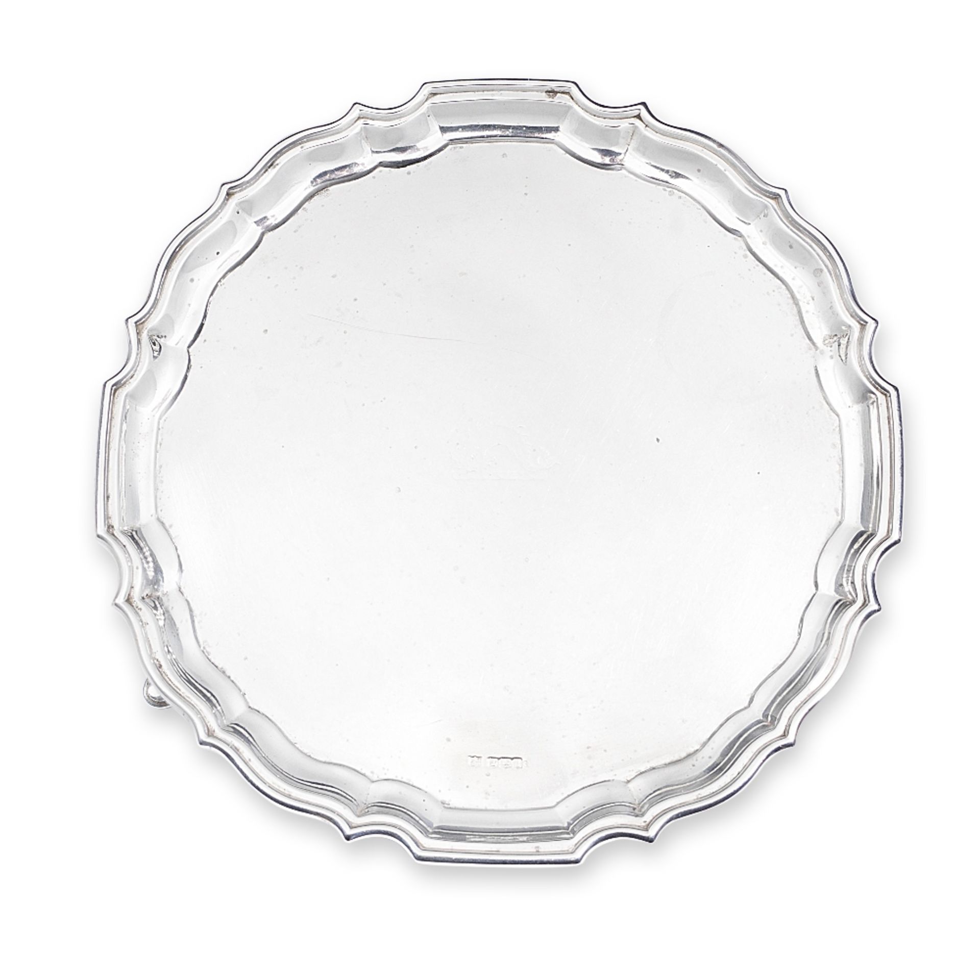 A George V silver salver Mark of Fenton Brothers Ltd, Sheffield, 1921 - Image 2 of 2