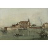 Francesco Guardi (Venice 1712-1793) A view of Isola di Poveglia, Venice; and Santo Spirito, Venic...