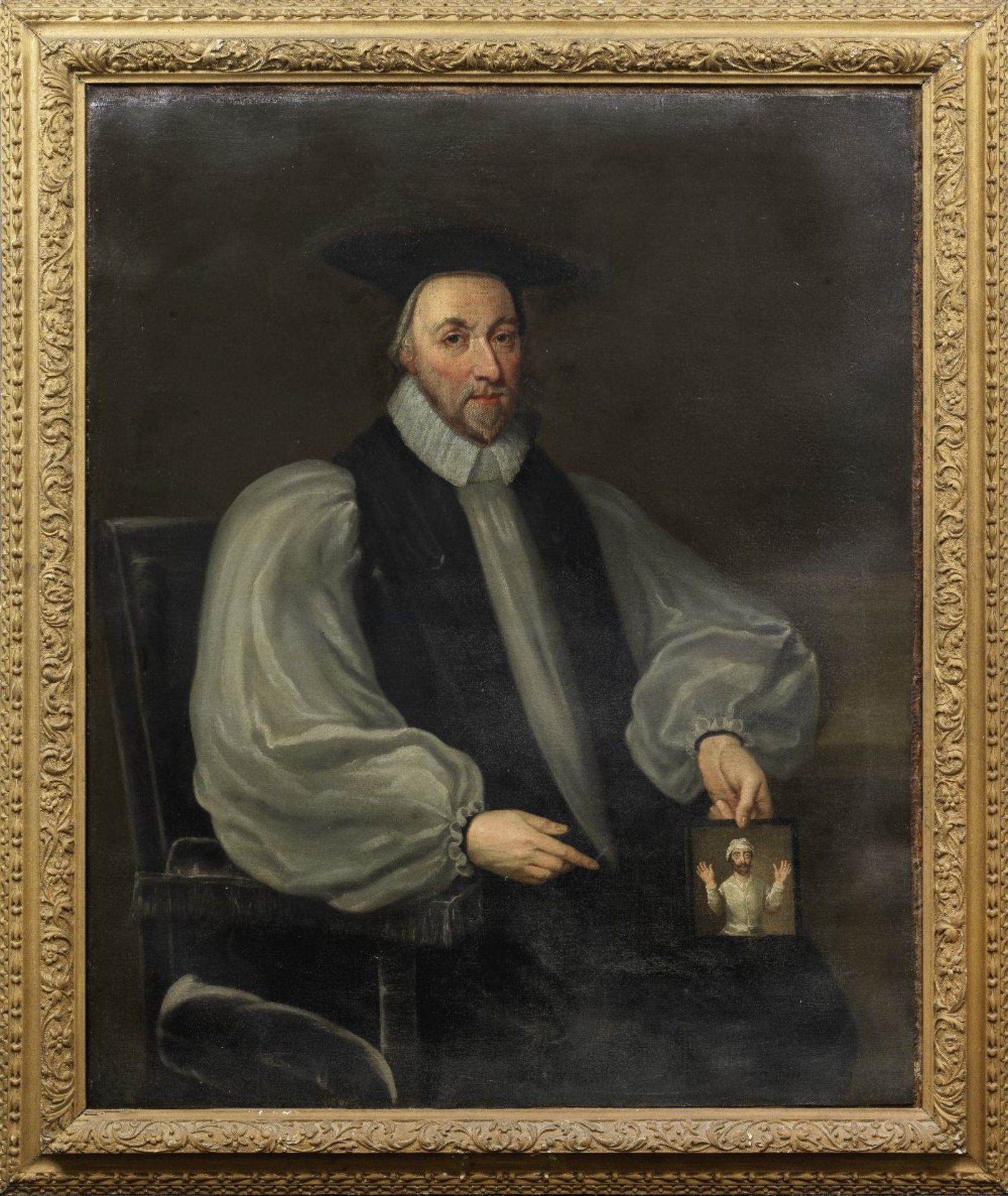 English School, 18th Century Portrait of Archbishop William Juxon (1582- 1663), three-quarter len... - Image 2 of 3