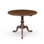 A George III mahogany tripod table