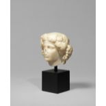 A Roman marble head of Dionysus