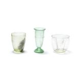 Three Roman glass vessels 3