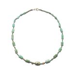 A Bactrian turquoise bead necklace