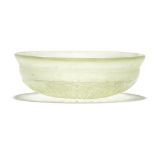 An Achaemenid colourless cast glass shallow bowl