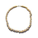 A Phoenician glass 'eye' bead necklace