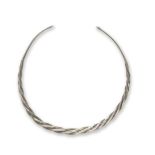 A Thracian silver torc