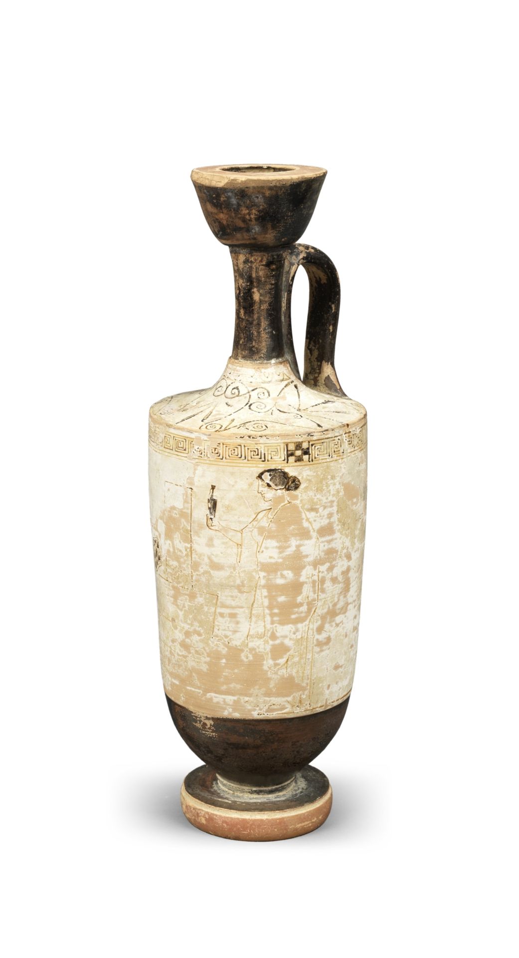 A sizeable Attic white-ground lekythos