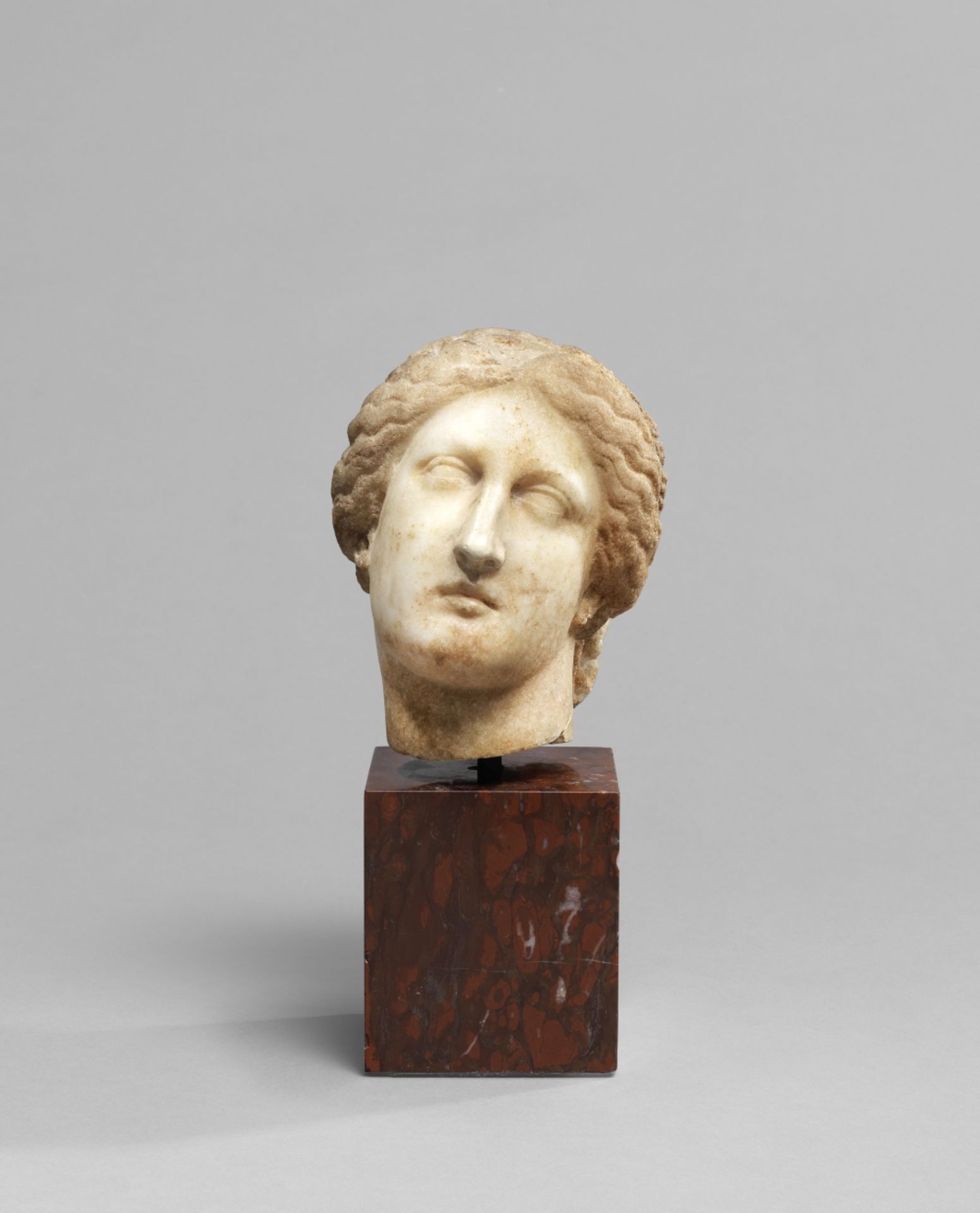 A Hellenistic marble head of Aphrodite