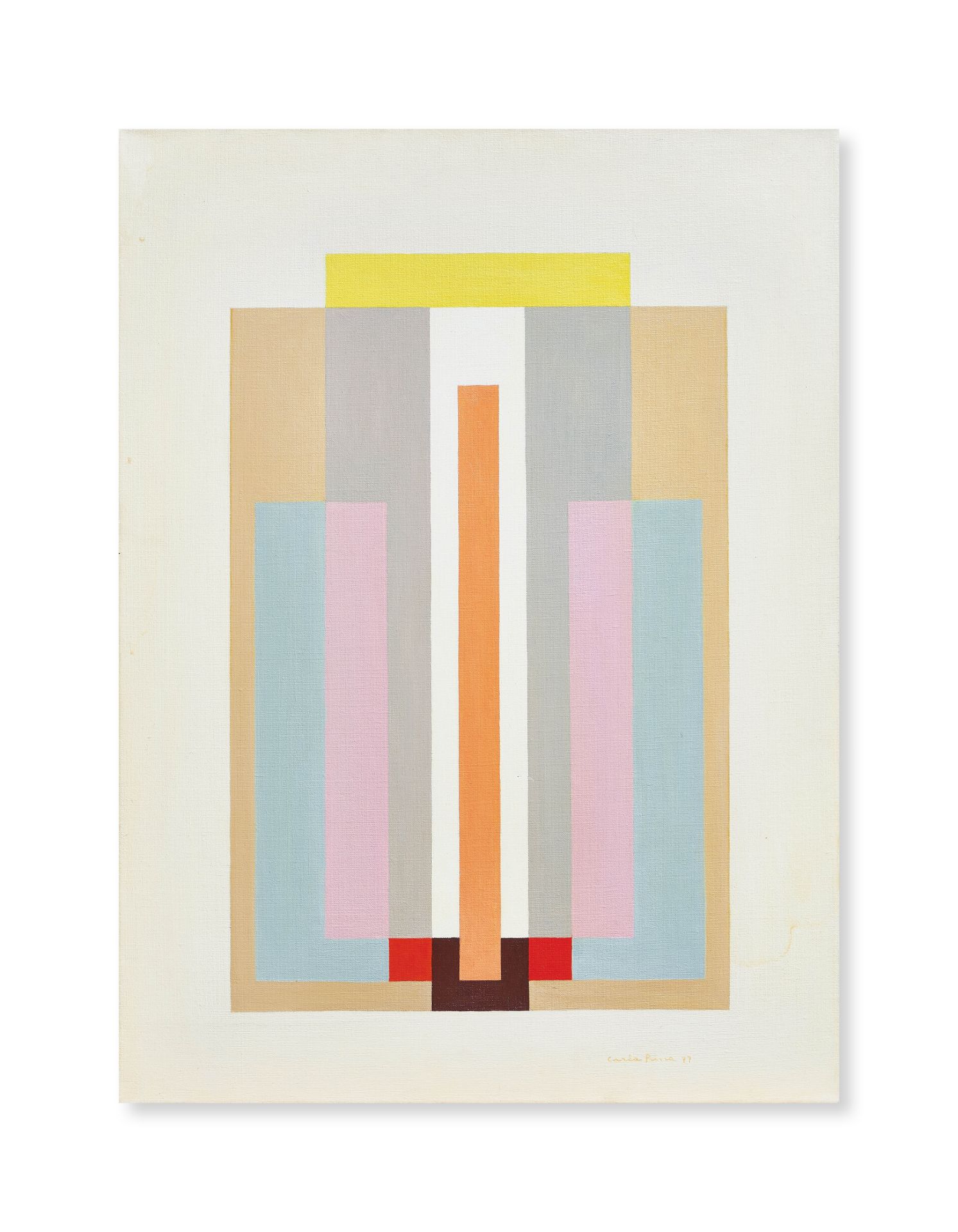 CARLA PRINA (1911-2008) Sans titre (Chemin&#233;e) 1977