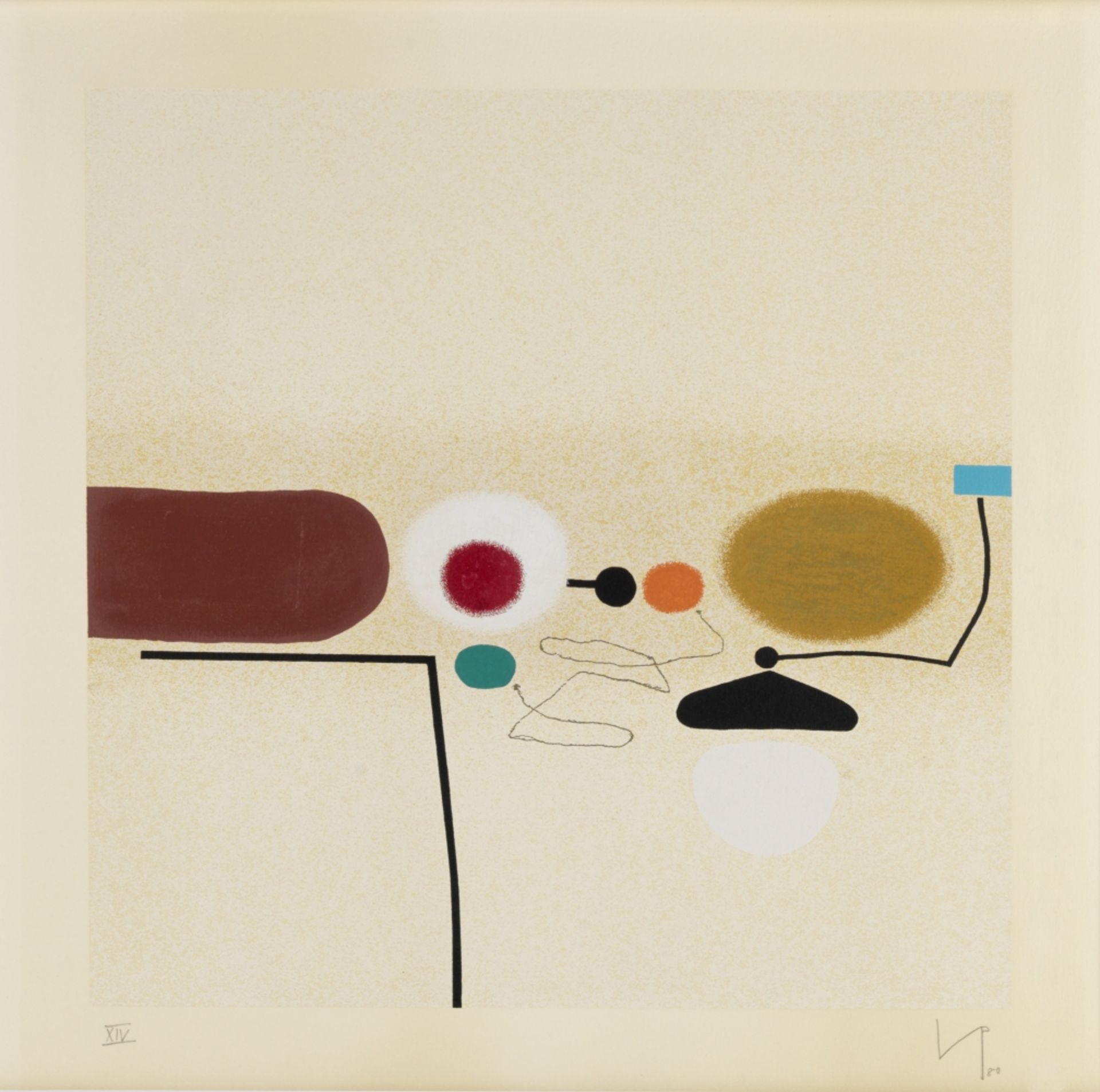 Victor Pasmore R.A. (British, 1908-1998) Points of Contact No. 34 Screenprint in colours, 1980, o...