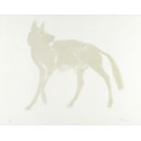 Dame Elisabeth Frink R.A. (British, 1930-1993) Wolf, from 'Eight Animals' Lithograph printed in c...