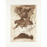 Elisabeth Frink, Ganymede (from the series Children of Gods), 1988 (Wiseman 146), etching with aq...