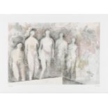 Henry Moore O.M., C.H. (British, 1898-1986) Standing Nudes Lithograph printed in colours, 1984, o...