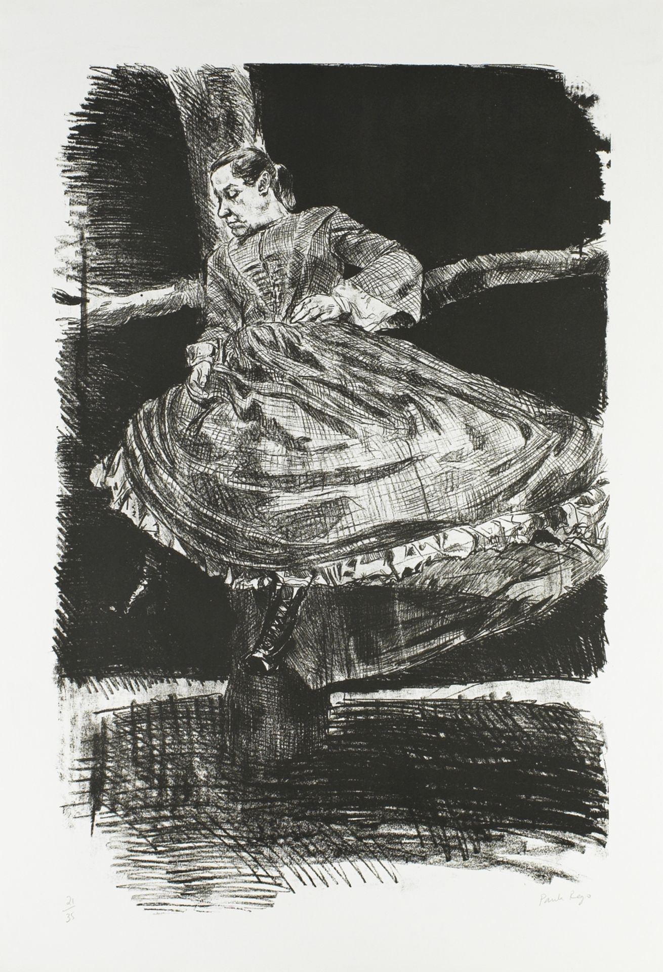 Dame Paula Rego R.A. (British, 1935-2022) Up the Tree, from 'Jane Eyre-The Guardians' Lithograph ...