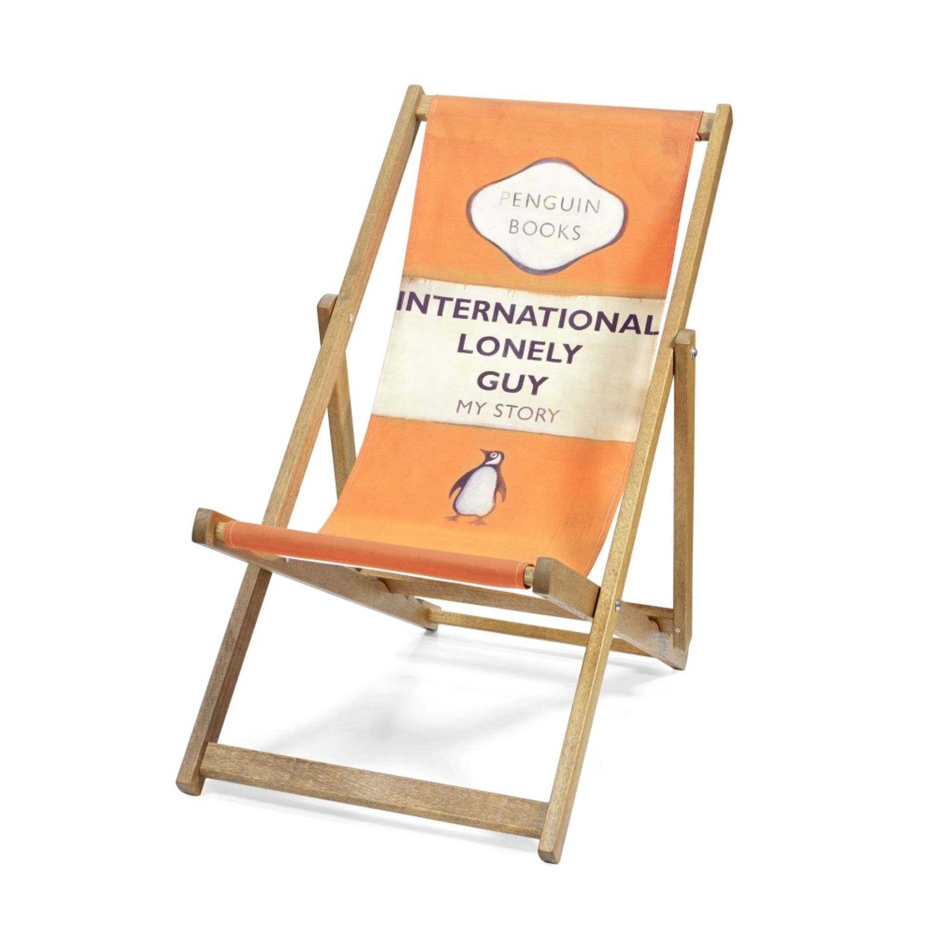 Harland Miller (British, born 1964) International Lonely Guy (Deck Chair) Screenprint in colours,...