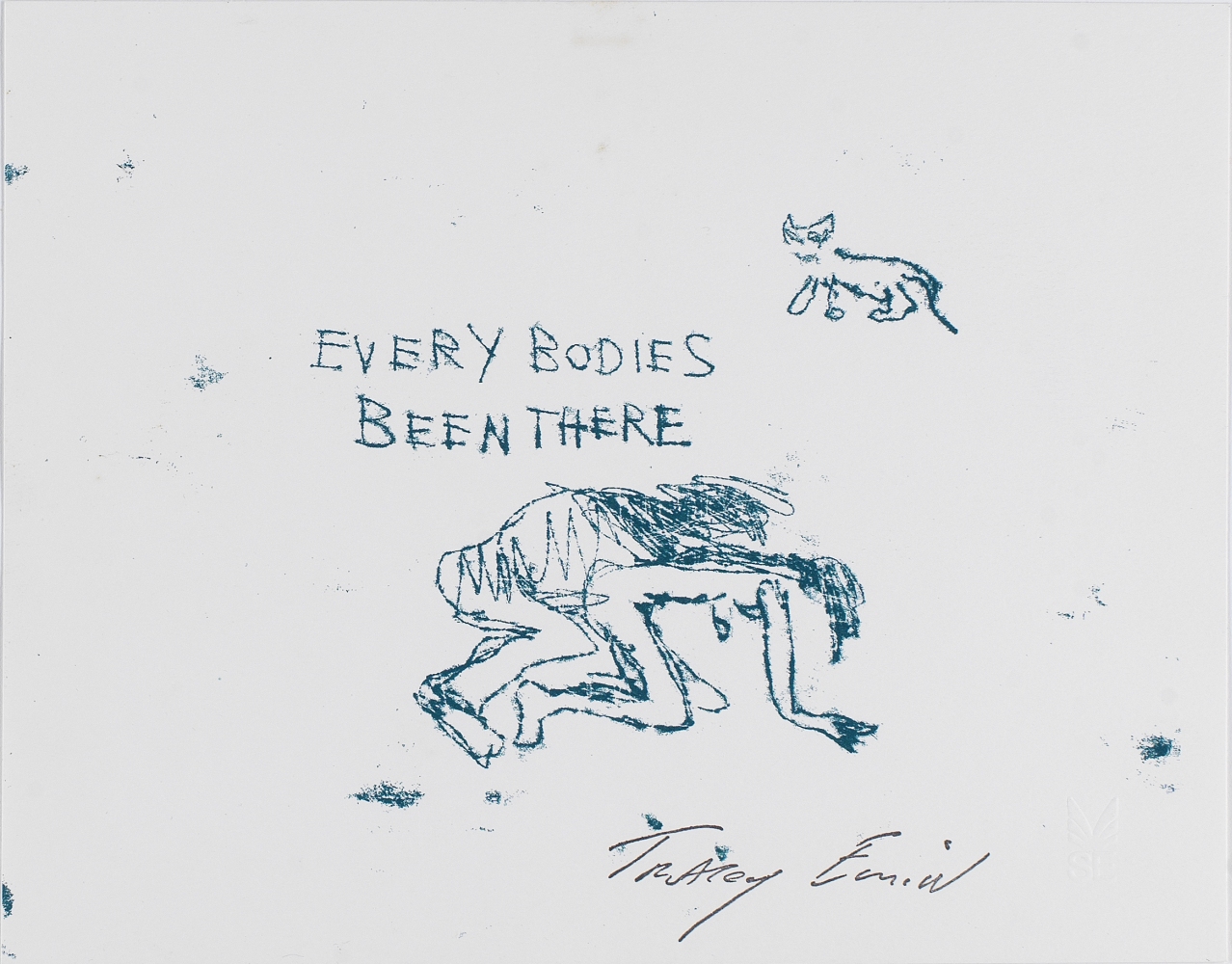 Tracey Emin (British, born 1963) Every Bodies Been There Lithograph printed in colours, 1998, on ...