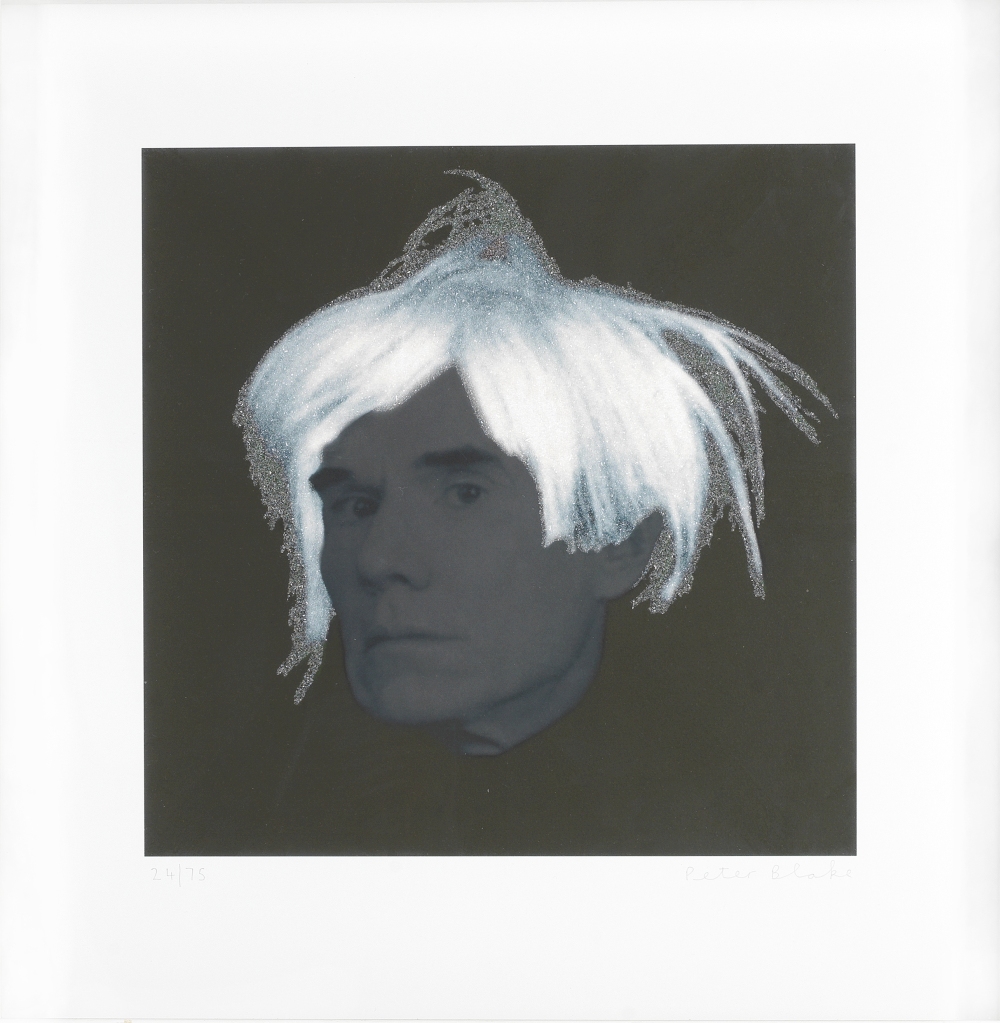 Sir Peter Blake R.A. (British, born 1932) Andy Warhol III Screenprint with diamond dust, 2016, on...