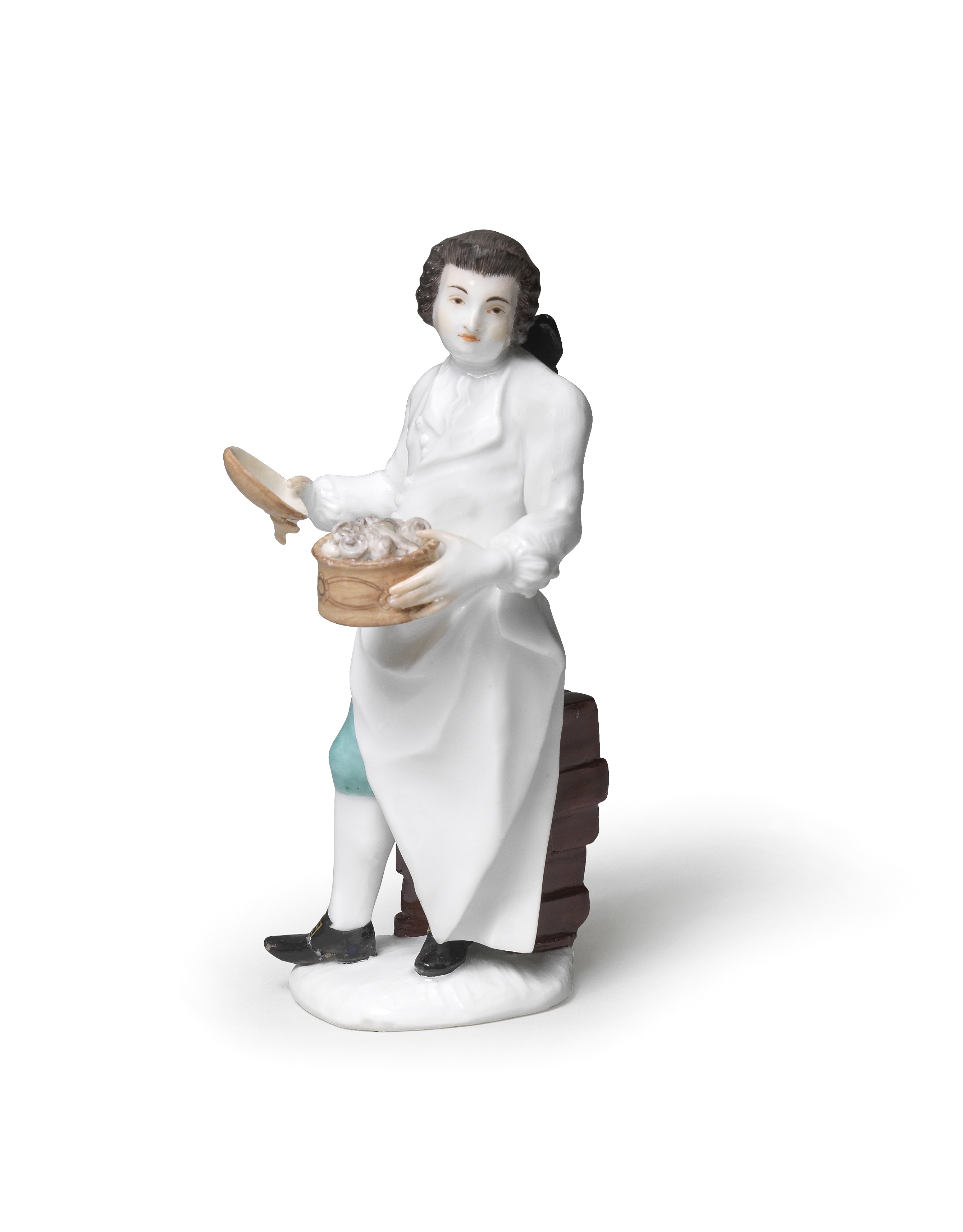 A Meissen figure of a cook, circa 1745