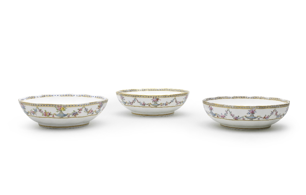 A group of S&#232;vres porcelain of Du Barry service type, circa 1771 or later - Image 2 of 2