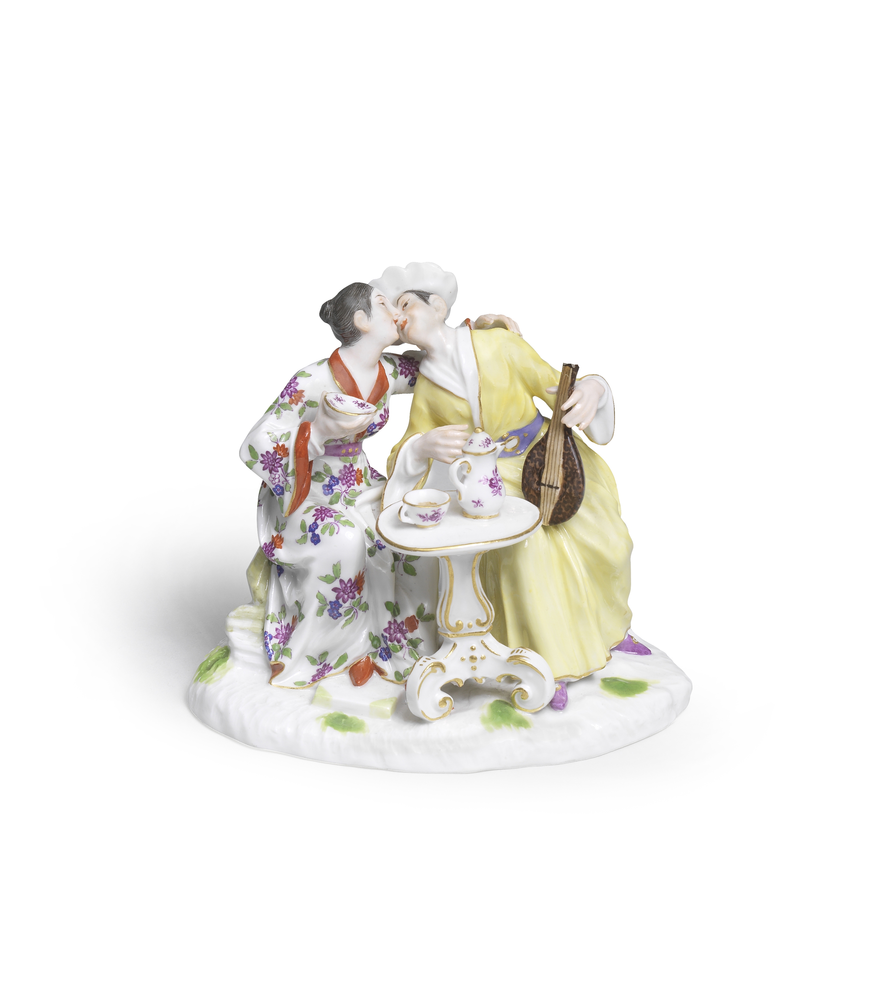 A Meissen chinoiserie group, late 19th/early 20th century