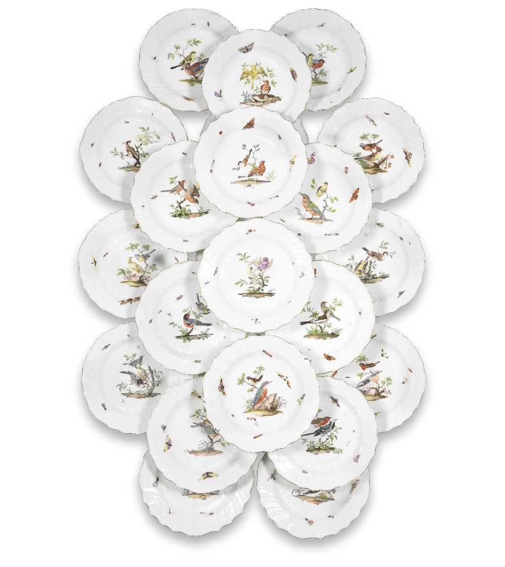 A composite Meissen part table service, third quarter 18th century - Image 2 of 2