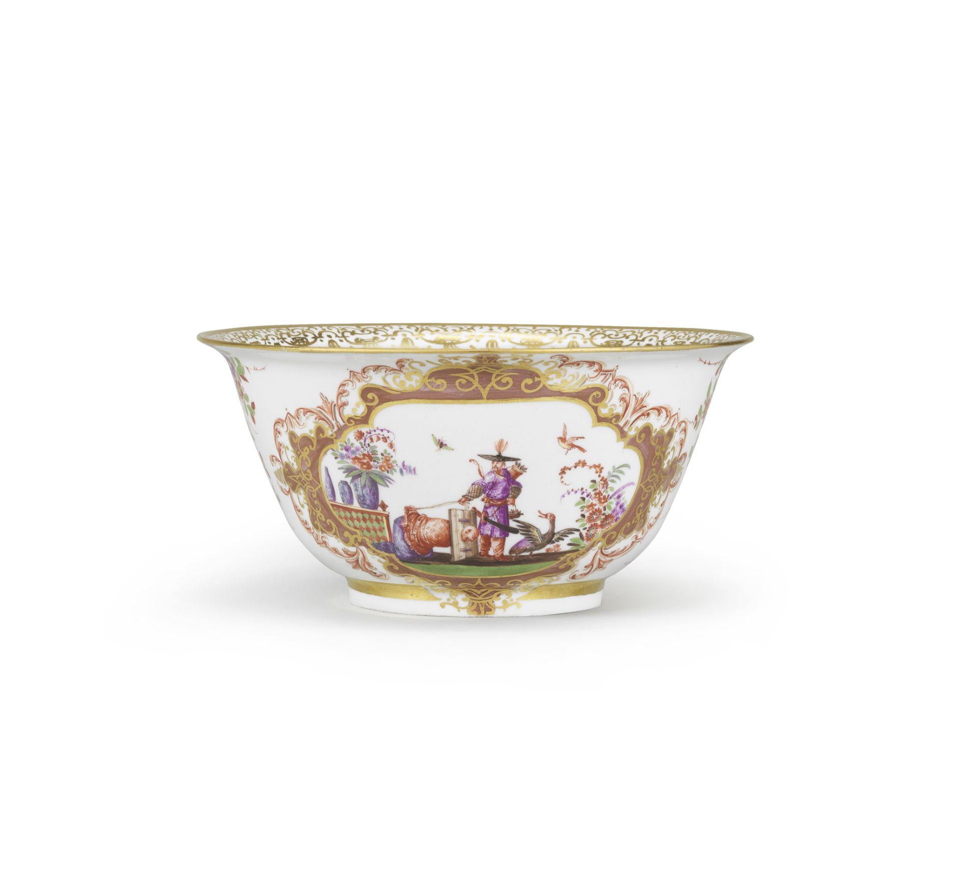 A Meissen waste bowl, circa 1725