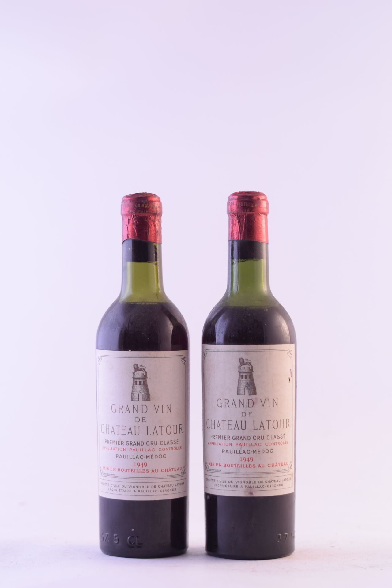 Ch&#226;teau Latour 1949, Pauillac 1er Grand Cru Class&#233; (2 half-bottles)