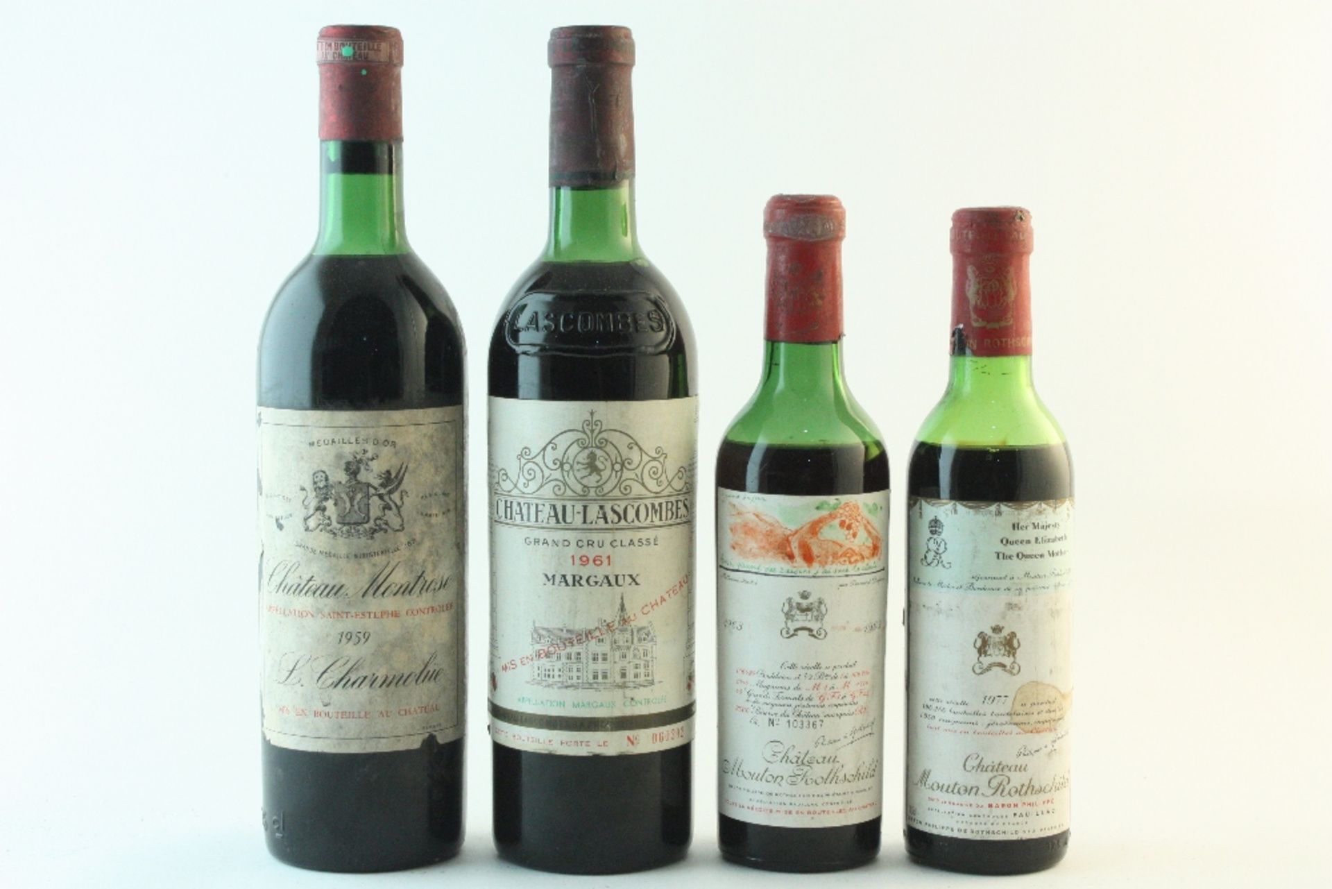 Ch&#226;teau Mouton Rothschild 1953 (1 half-bottle) Ch&#226;teau Mouton Rothschild 1957 (1 half-b... - Image 2 of 2