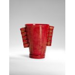 TOMASO BUZZI (attribu&#233; &#224;) Vase &#171;Firenze&#187;,circa 1938Edition Venini, sign&#233;...