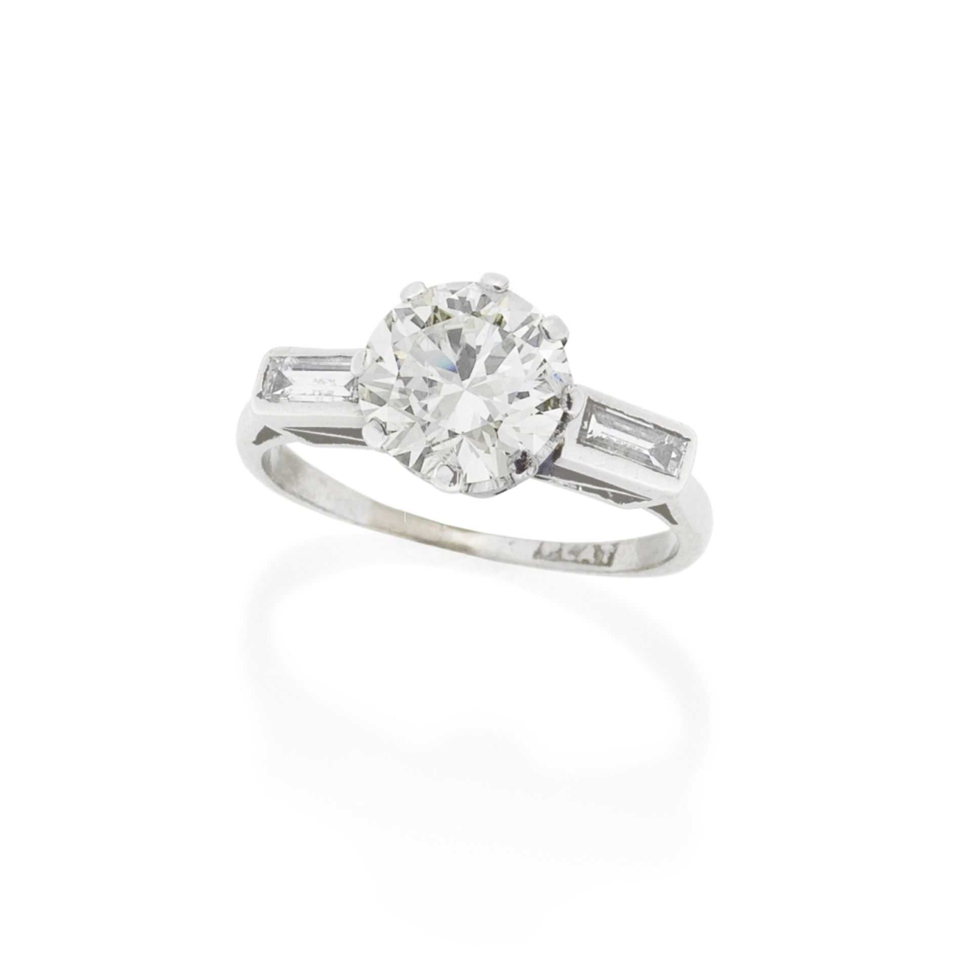 DIAMOND SINGLE-STONE RING - Image 2 of 2