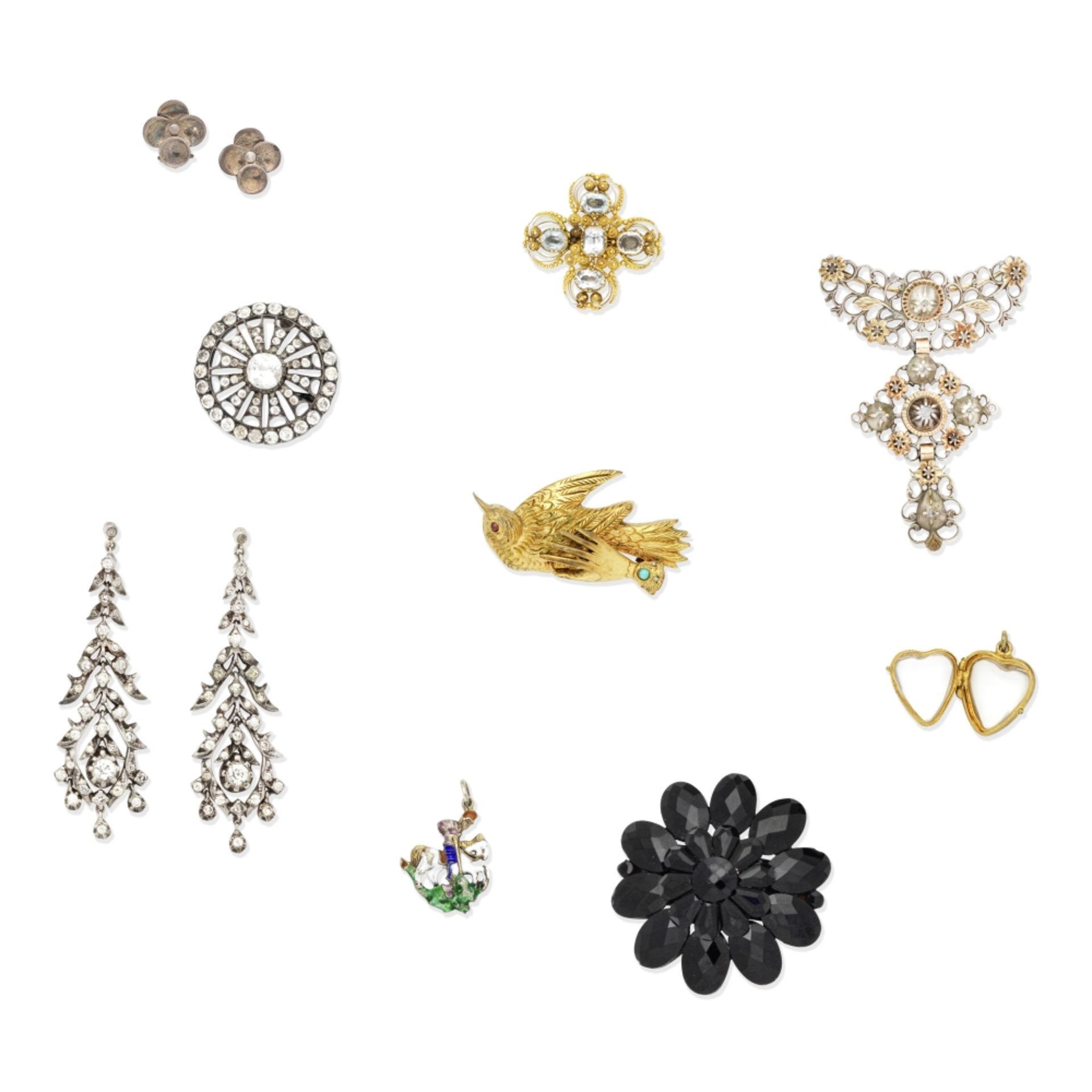 COLLECTION OF JEWELS, (9) - Image 2 of 2