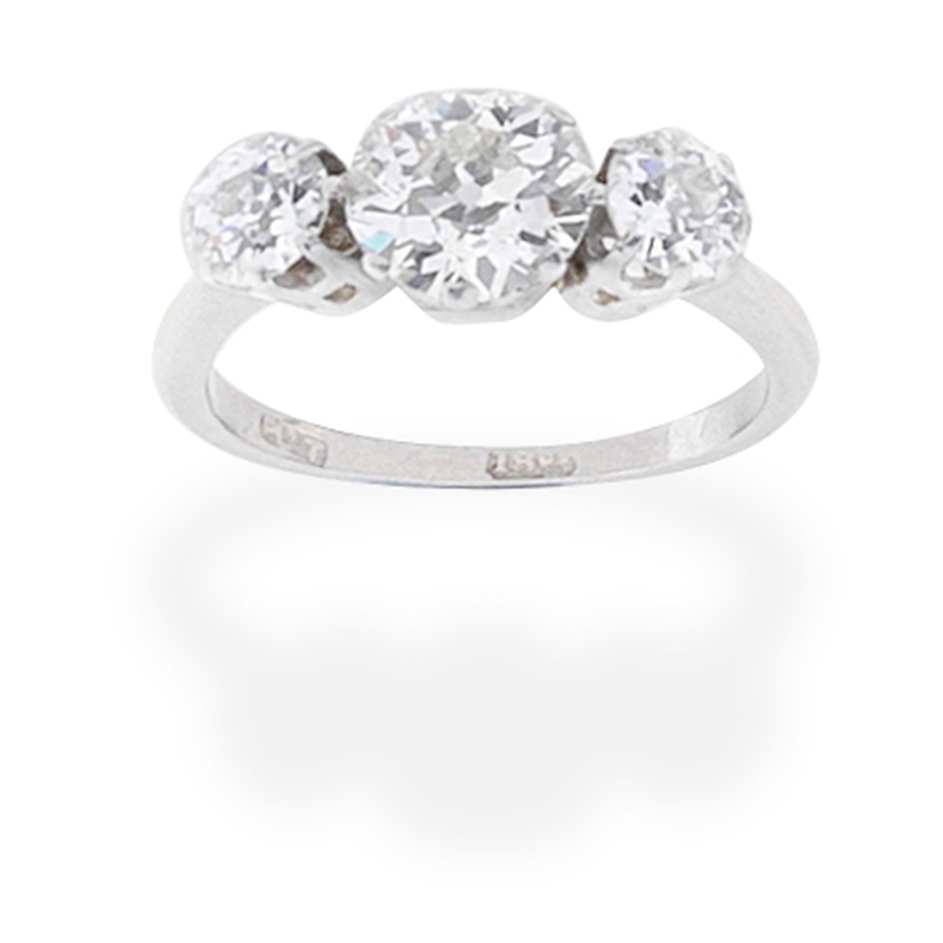 DIAMOND THREE-STONE RING