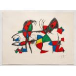 Joan Mir&#243; (1893-1983) One plate from Joan Mir&#243; Lithographe II Lithograph in colours, 19...