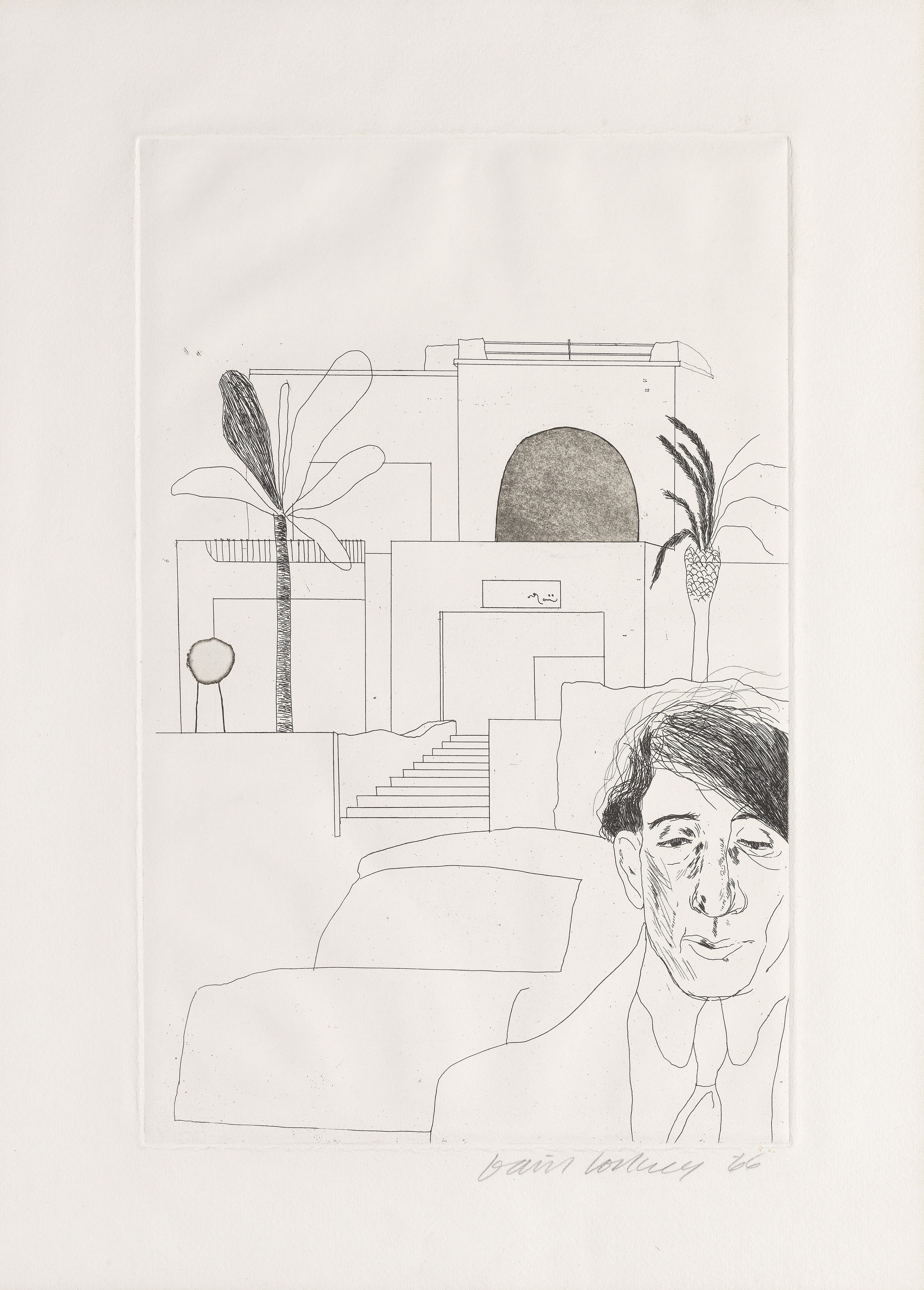 David Hockney (born 1937) Ten plates from Illustrations for Fourteen Poems by C. P. Cavafy (Editi...