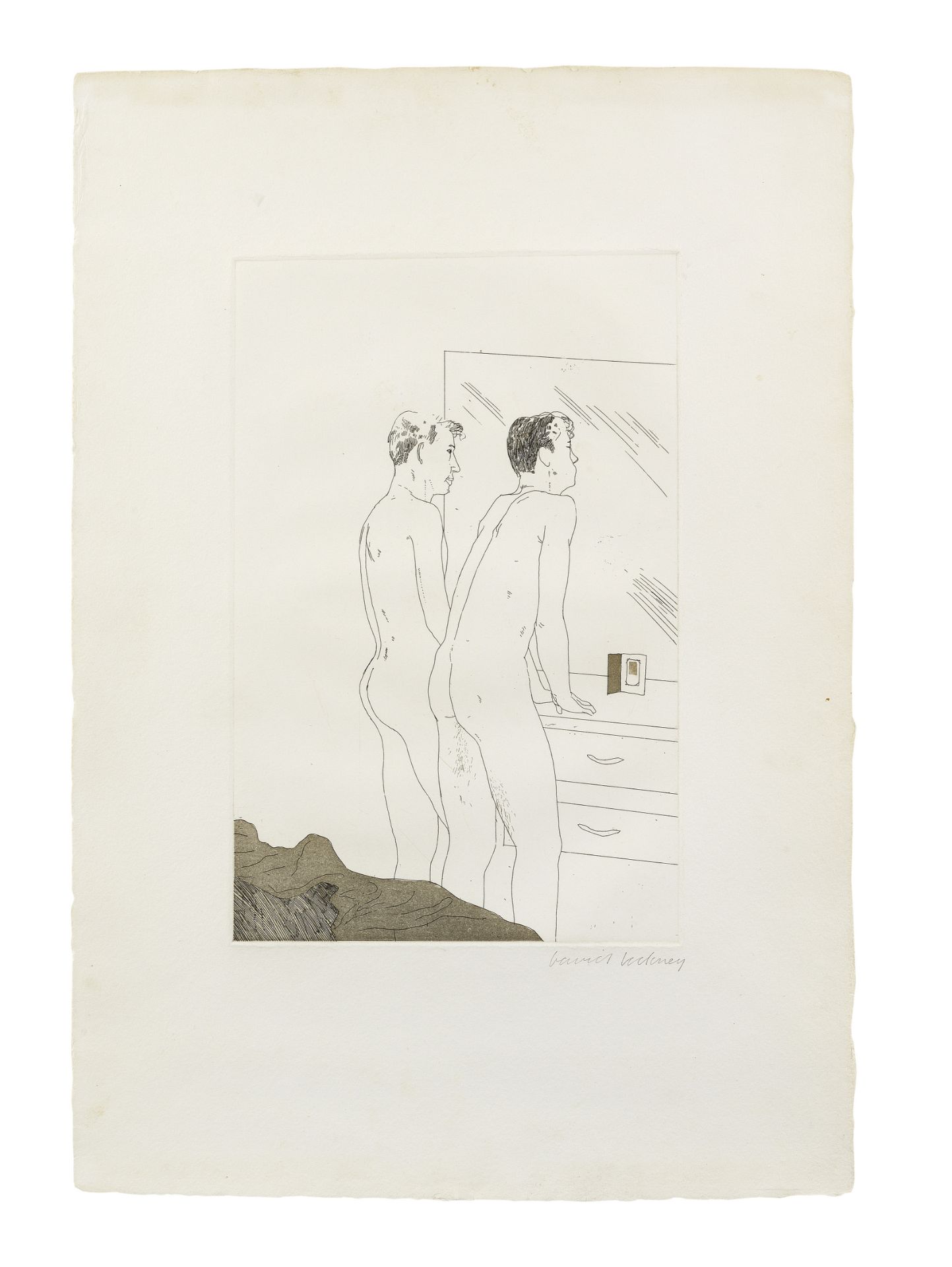 David Hockney (born 1937) Quartet, from Projects for the Cavafy Suite Etching and aquatint, 1966-...