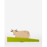 Alex Katz (born 1927) Cow (Small) Screenprint in colours, 2004, printed on two sides of aluminum ...