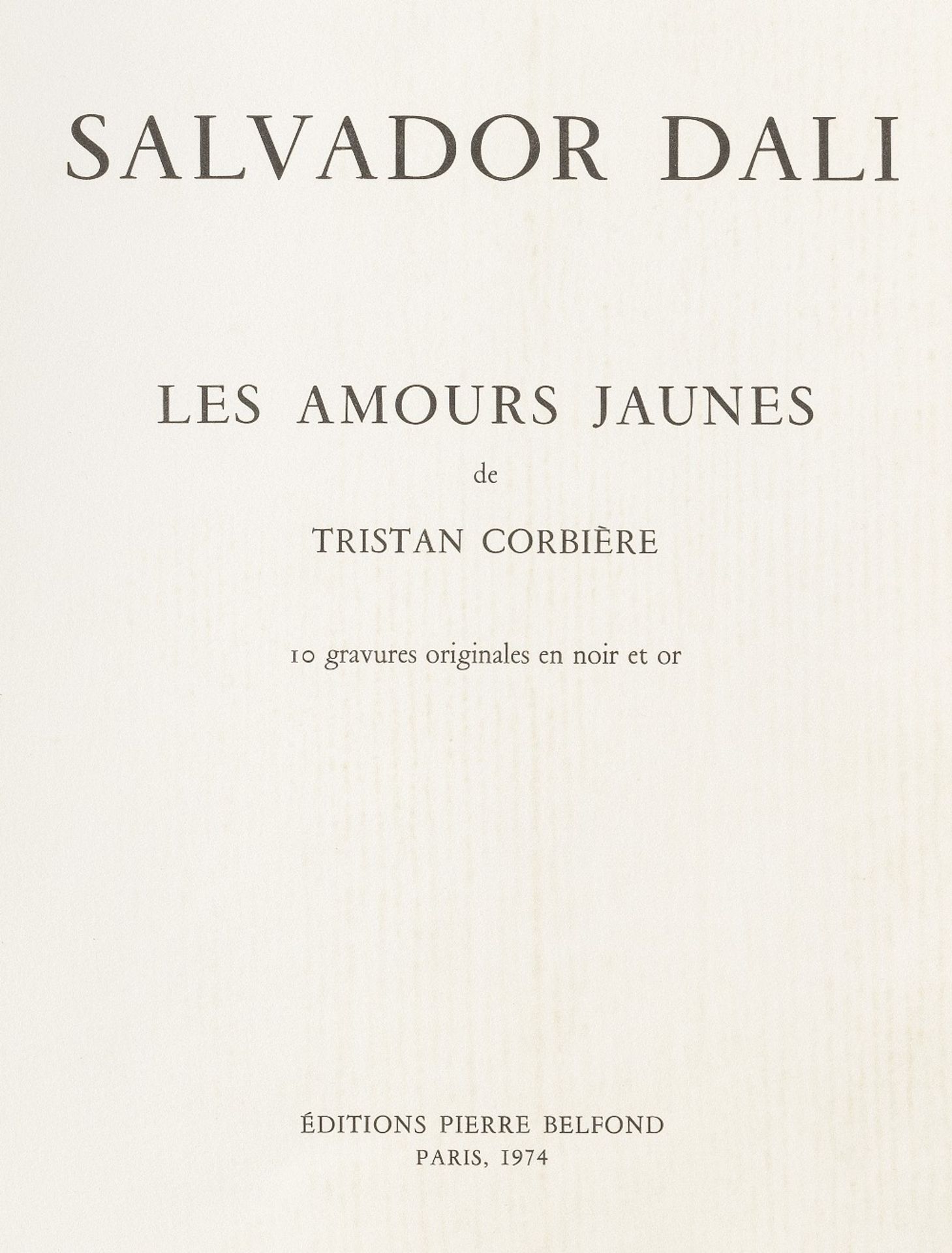 Salvador Dal&#237; (1904-1989) Les Amours Jaunes The complete set of ten drypoint etchings with g... - Image 14 of 15